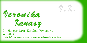 veronika kanasz business card